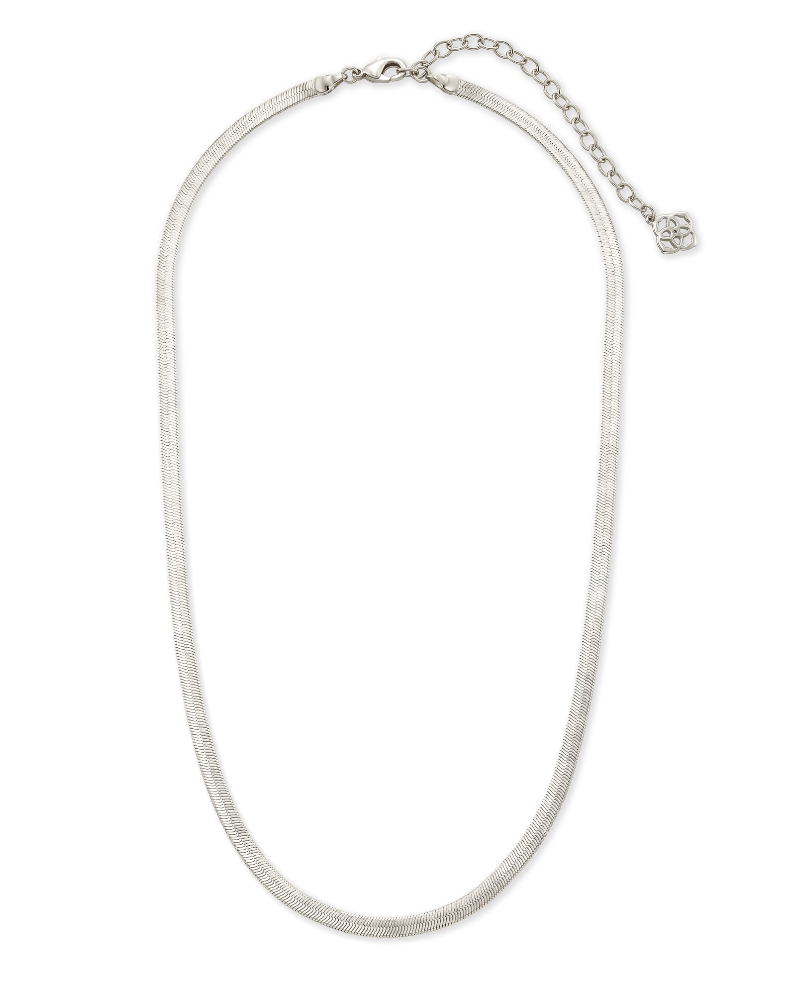 Kassie Chain Necklace in Silver