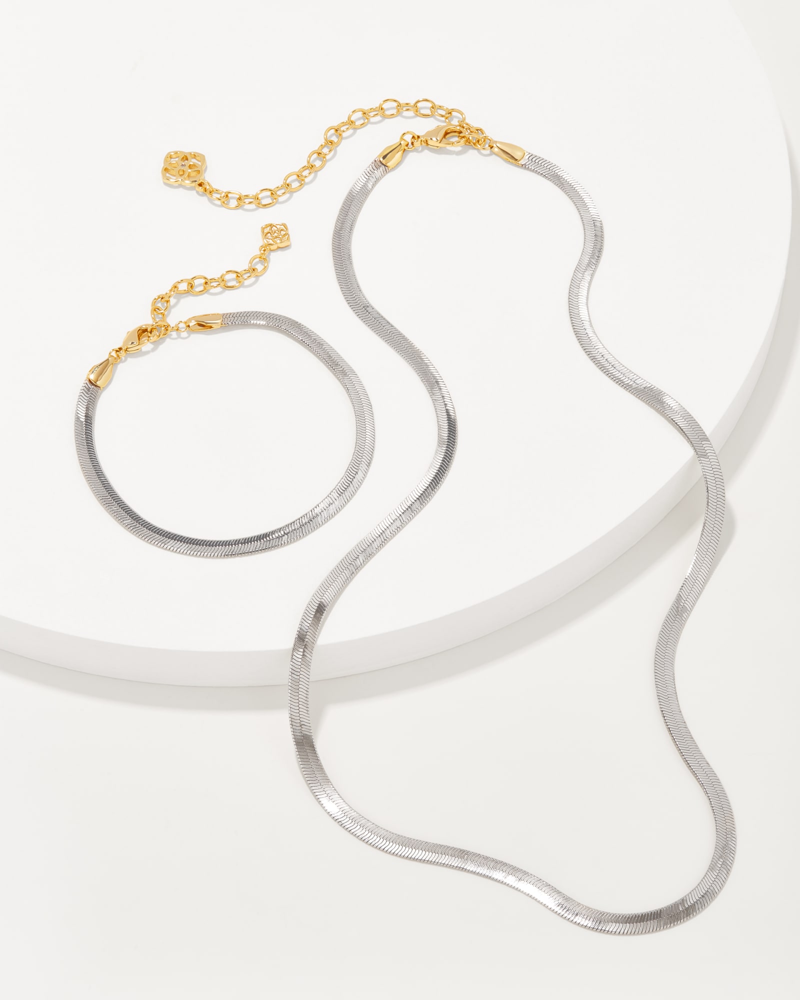 Kendra Scott Set of 2 Chain Necklace Layering Set in Mixed Metal