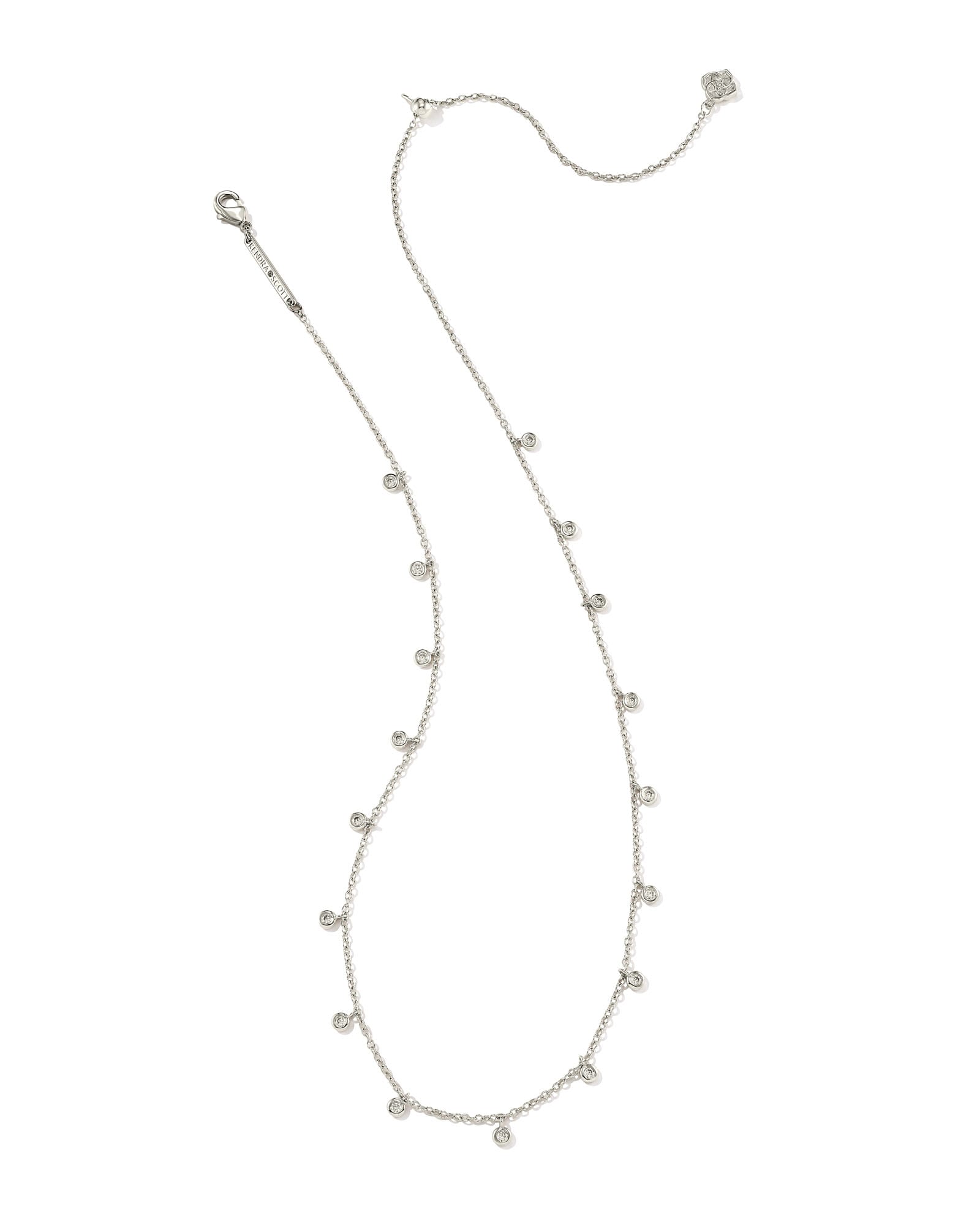 Amelia Chain Necklace in Silver