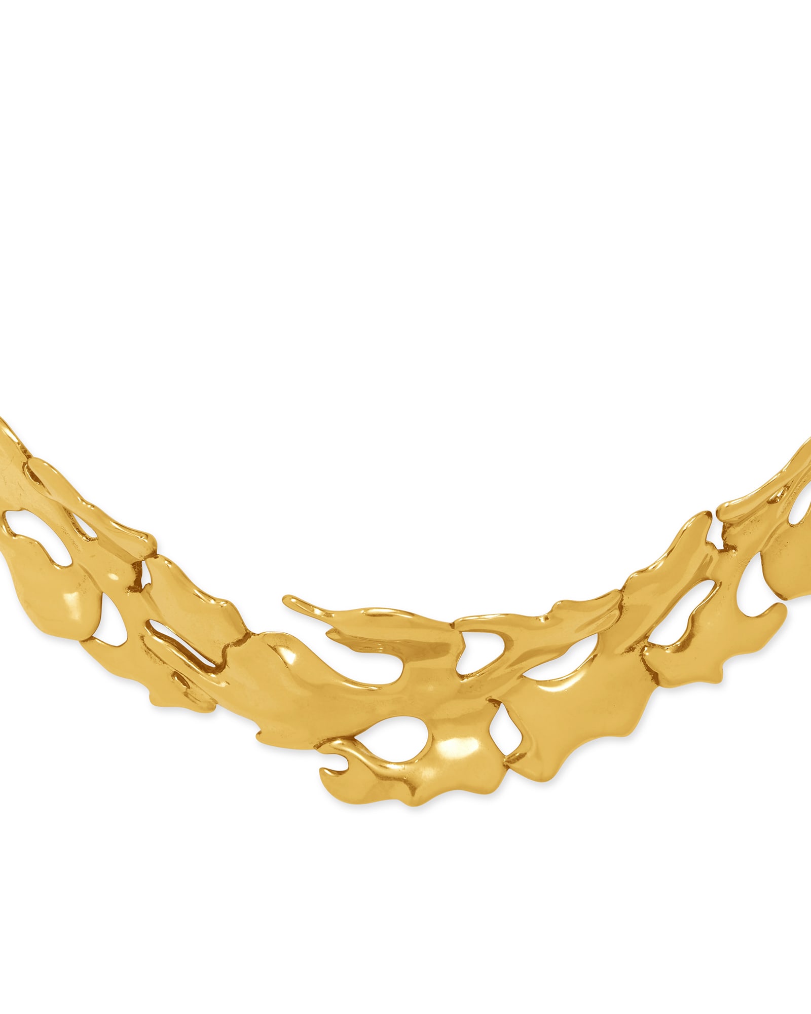 Savannah Collar Necklace in Vintage Gold