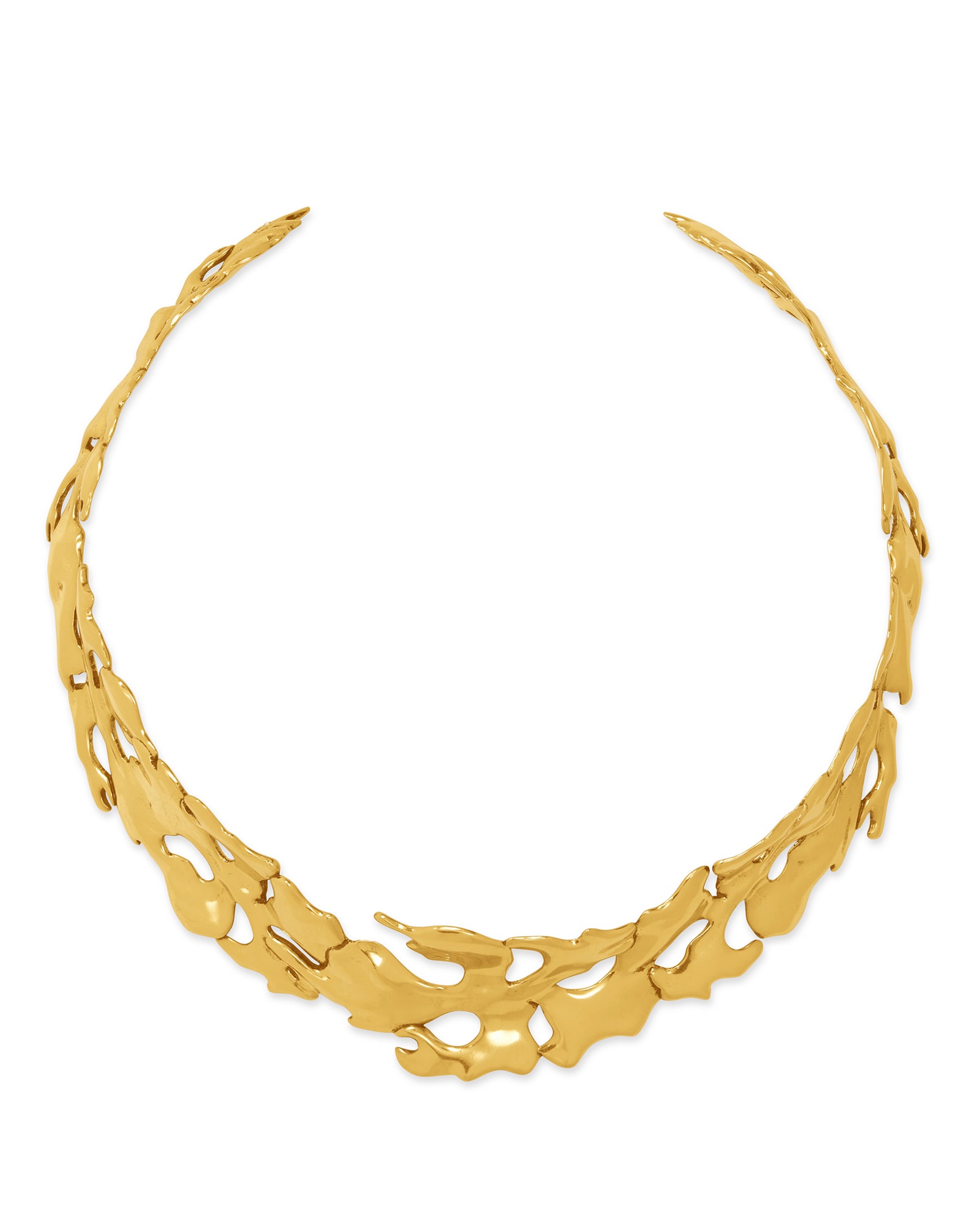 Savannah Collar Necklace in Vintage Gold