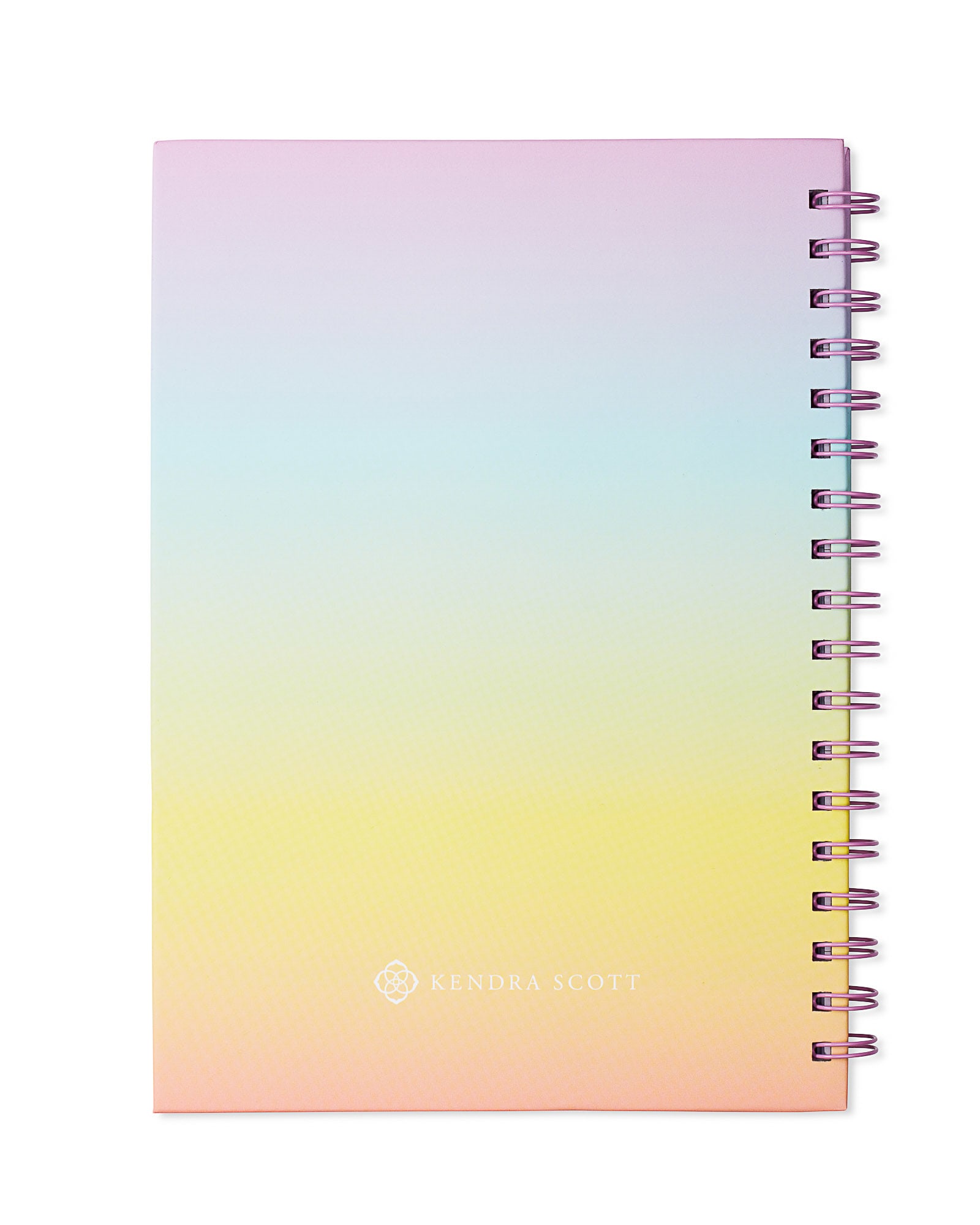 Optimist Spiral Notebook in Ombre Rainbow