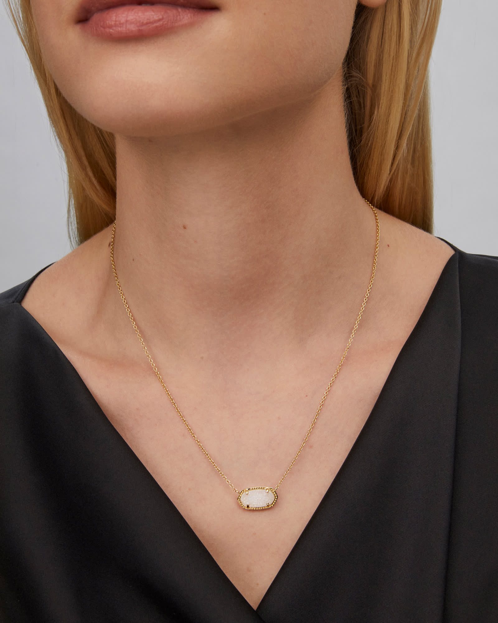 Elisa Pendant Kendra Scott Necklace Rusting Elisa Gold Pendant