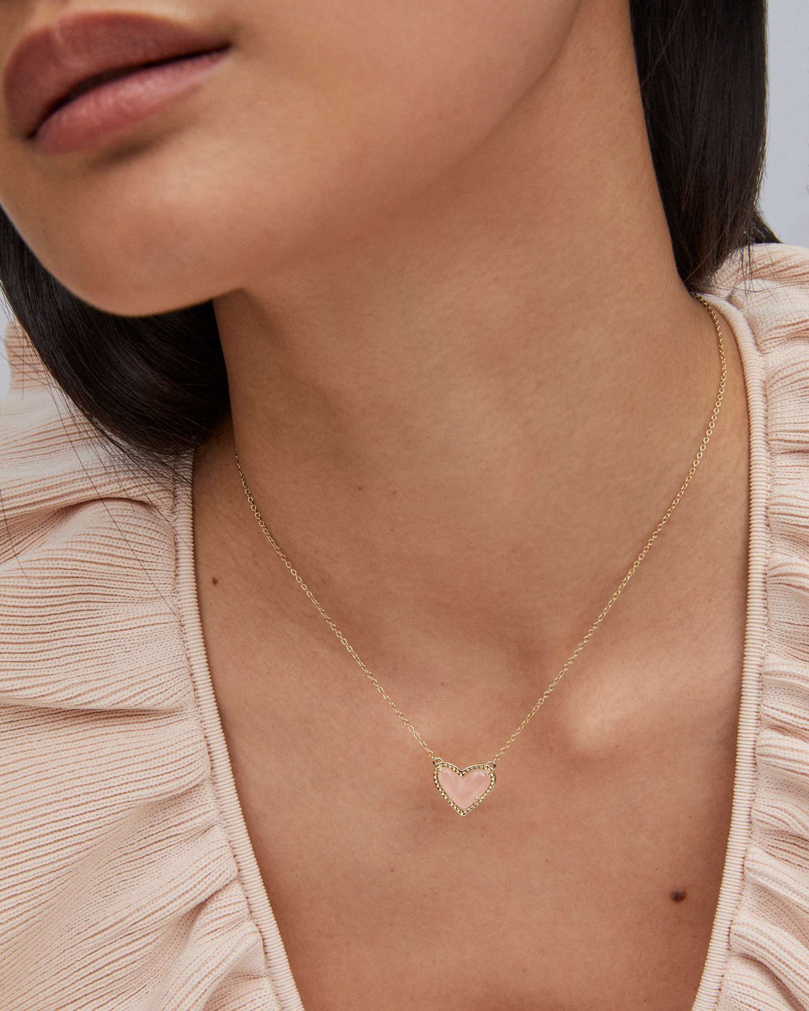 Rose Quartz Heart Pendant Rose Quartz Heart Pendant