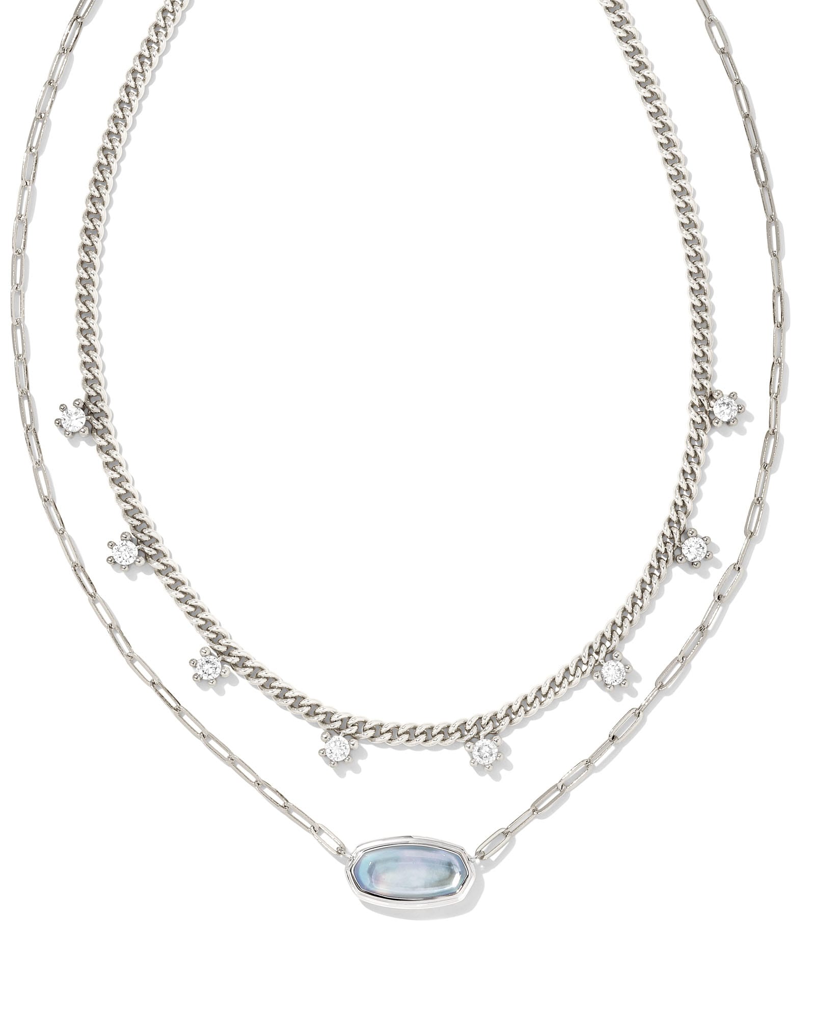 Kendra scott thin blue shop line necklace