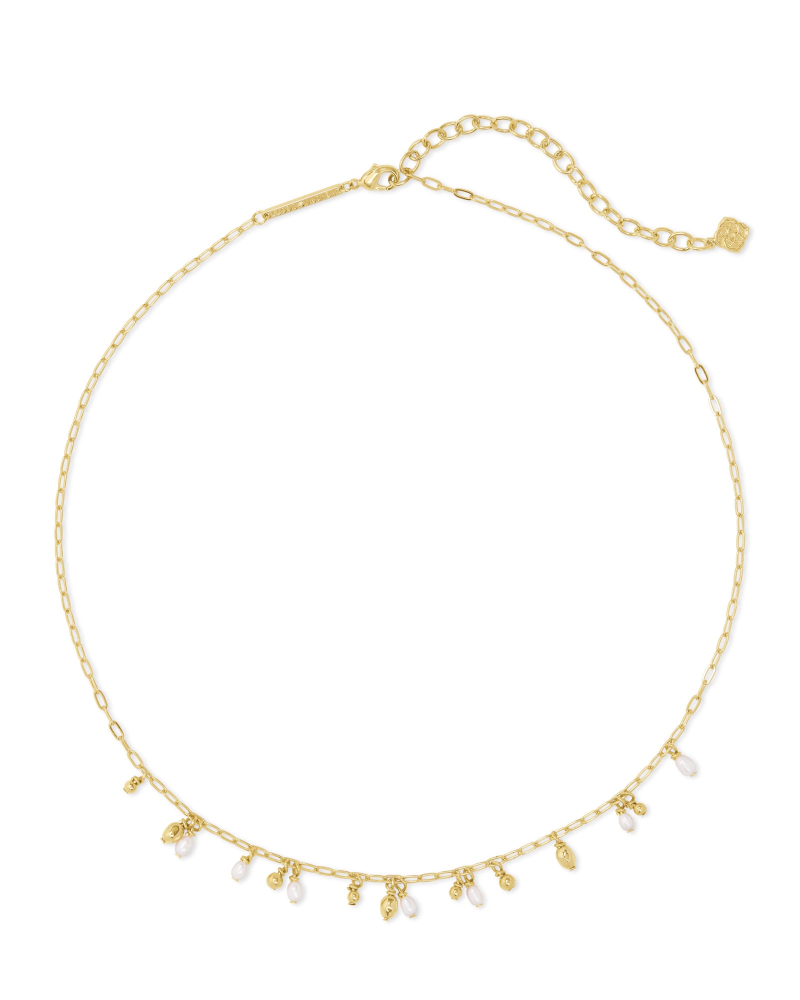 ANINE BING Classic Pearl Choker - Gold