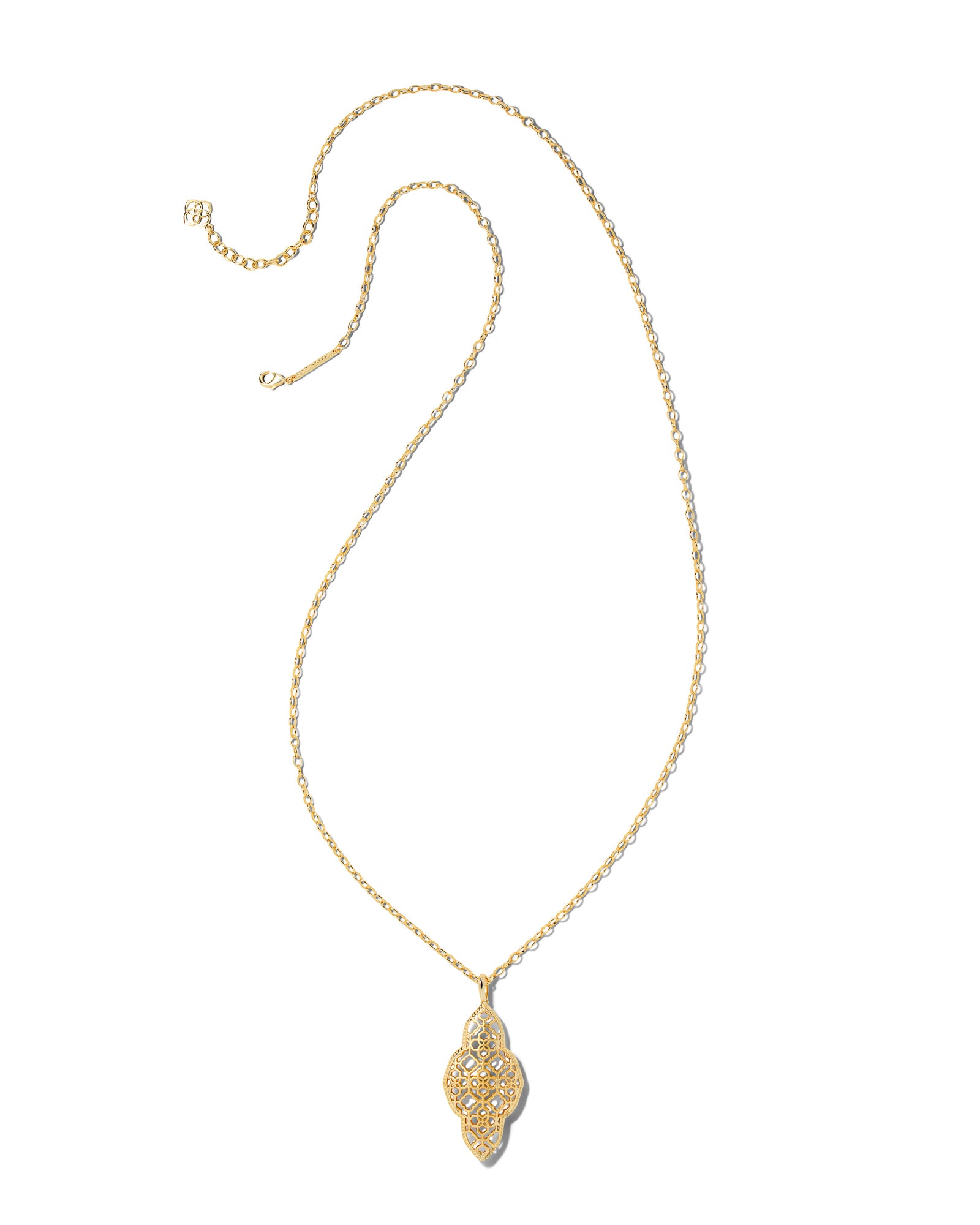 Abbie Long Pendant Necklace in Gold | Kendra Scott