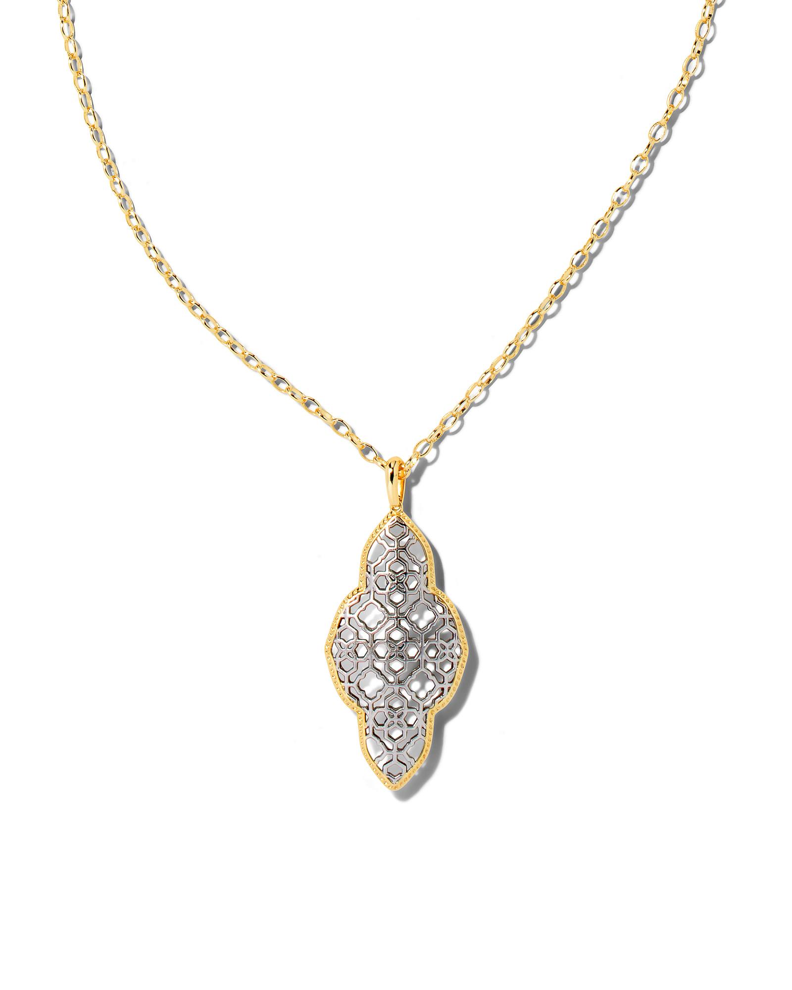 Abbie Long Pendant Necklace in Mixed Metal Kendra Scott