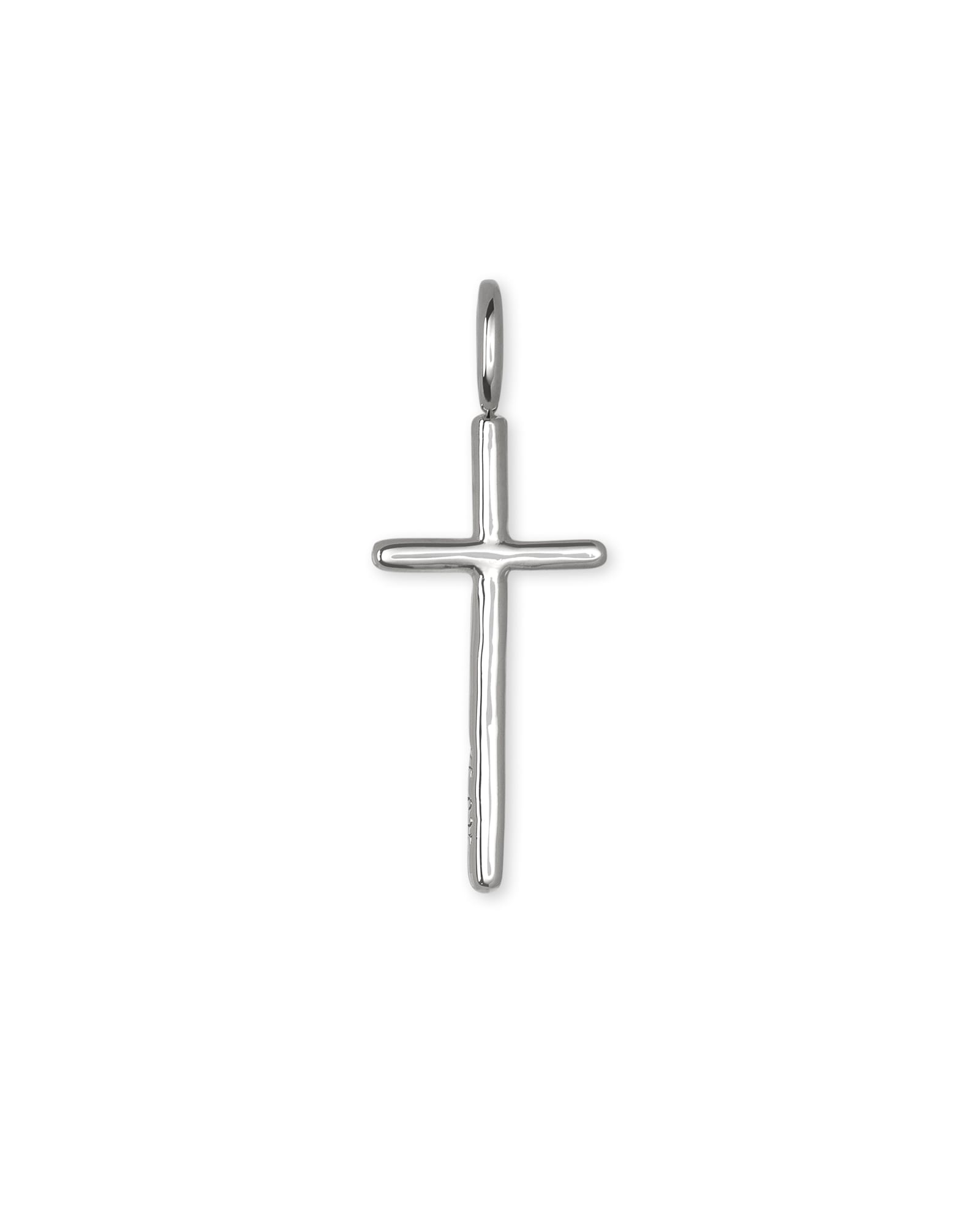 Small Cross Charms for Jewelry Making in Silver Pewter » Cross Charm