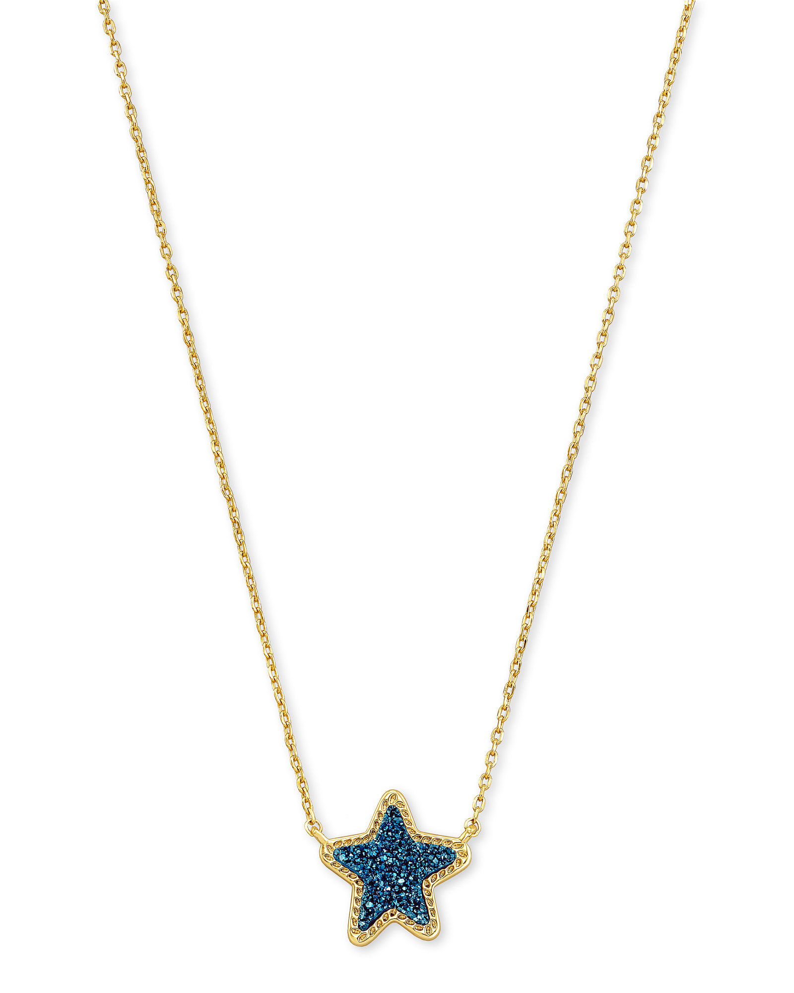 Kendra Scott: Jae Star Pendant Necklace 18k Gold Vermeil – The