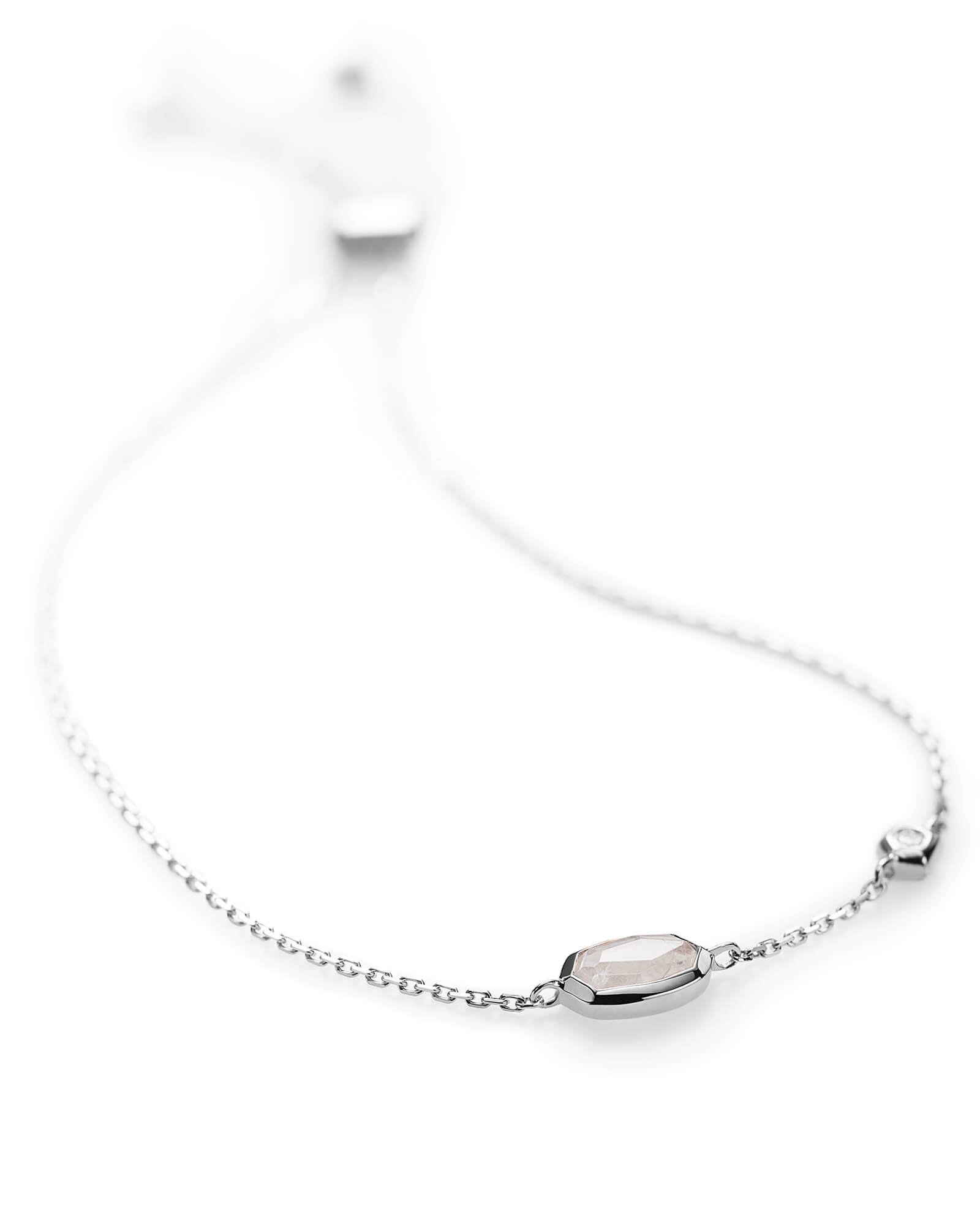 BENSON BRACELET 14K WGLD RNBW MOONSTN
