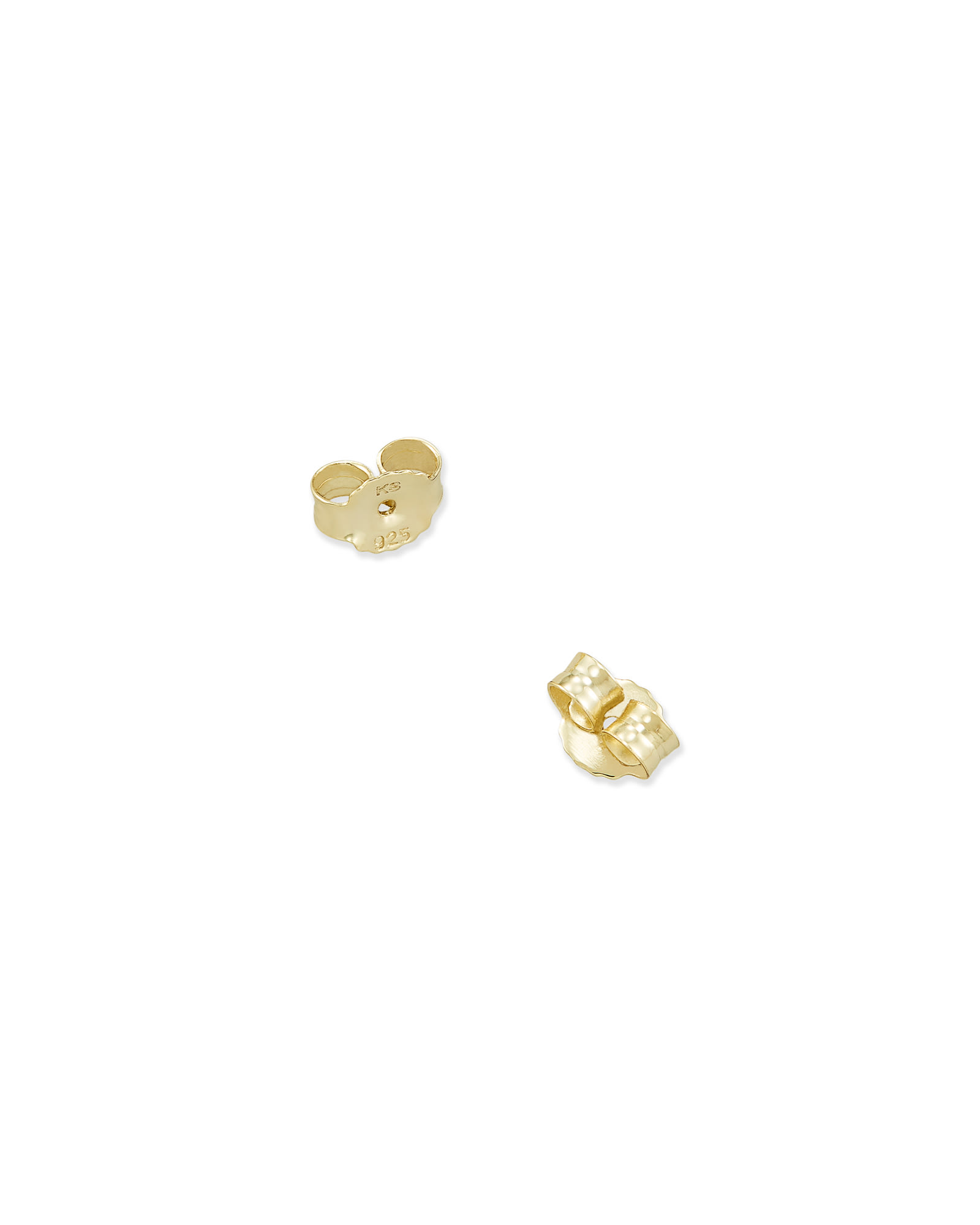 14K Solid White & Yellow Gold Replacement Single Push Back for