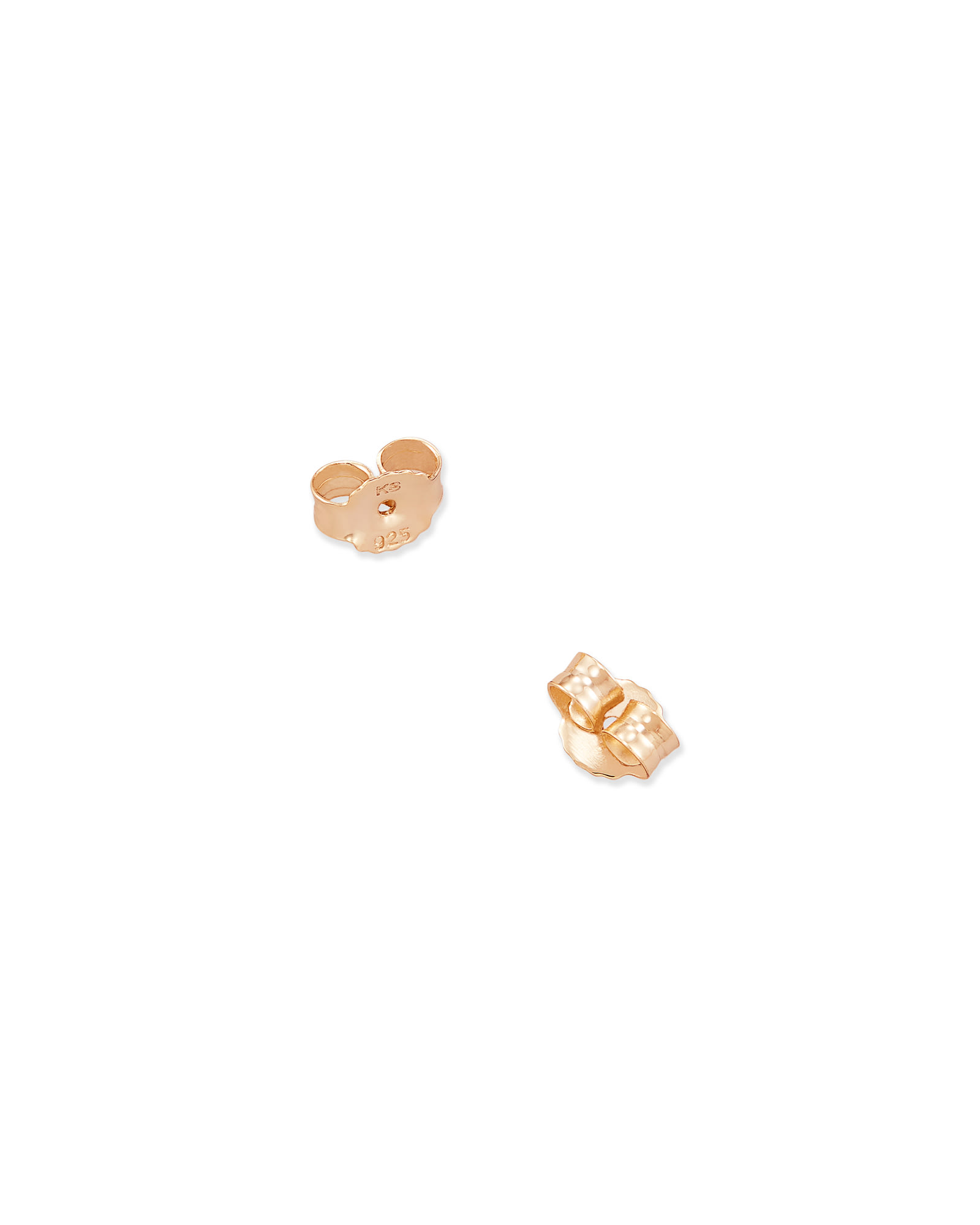 18K Rose Gold Screw Back Earring Backings & Posts