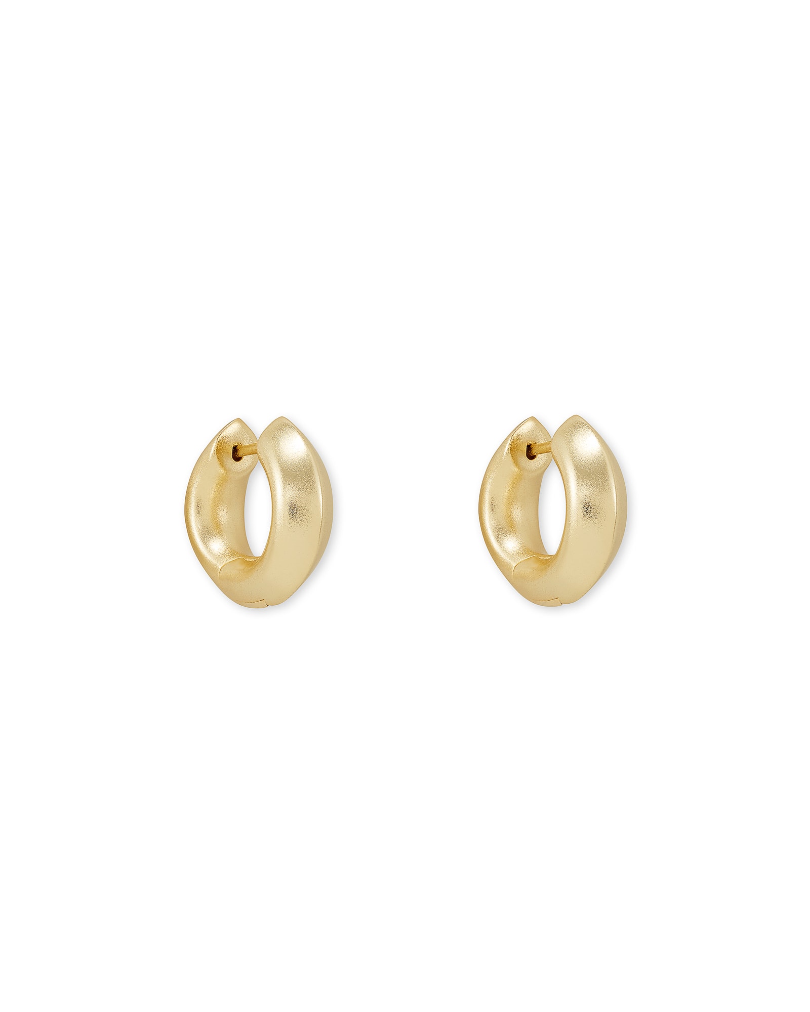 Mikki Huggie Earrings in Gold