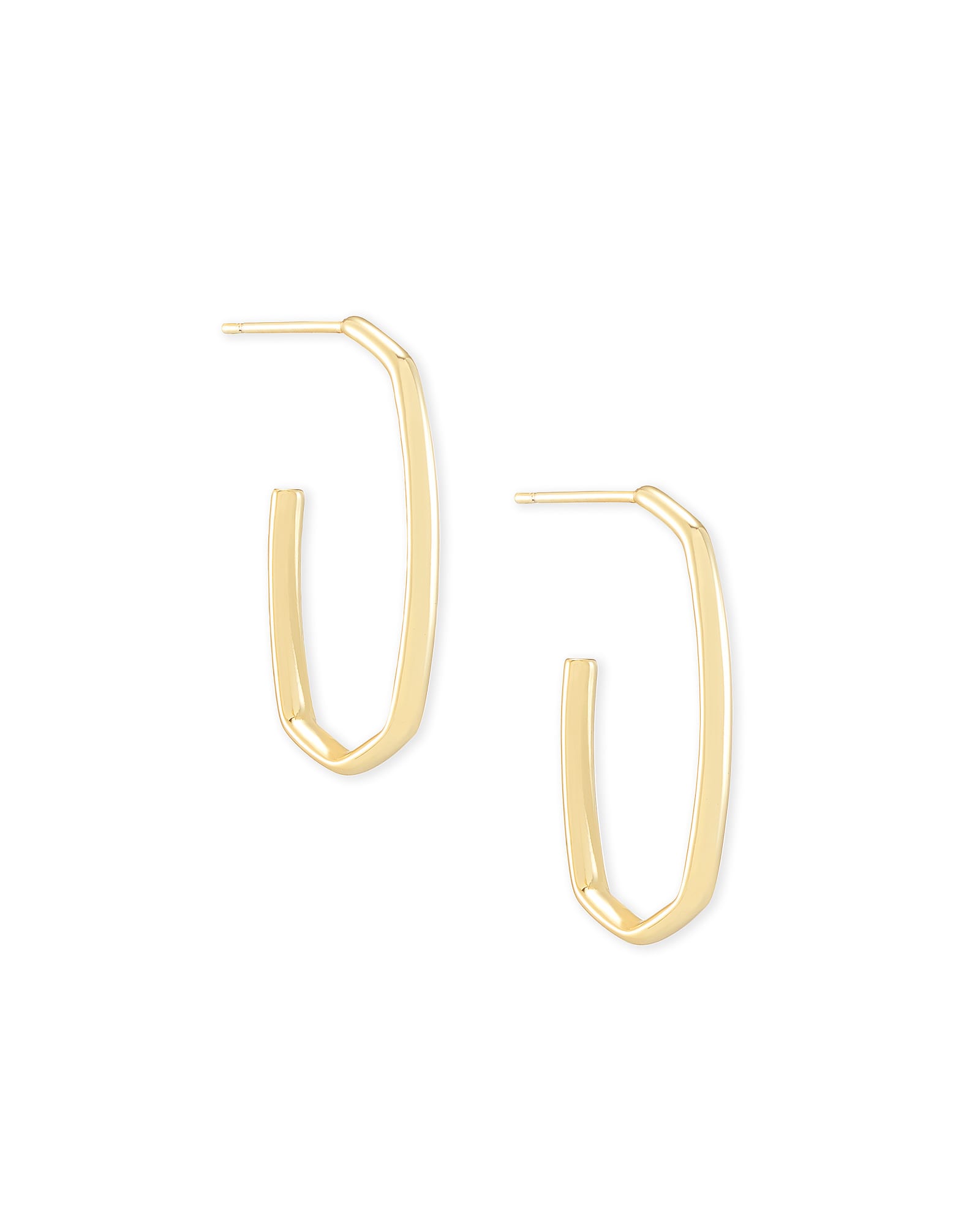 Ellen Hoop Earrings in Gold