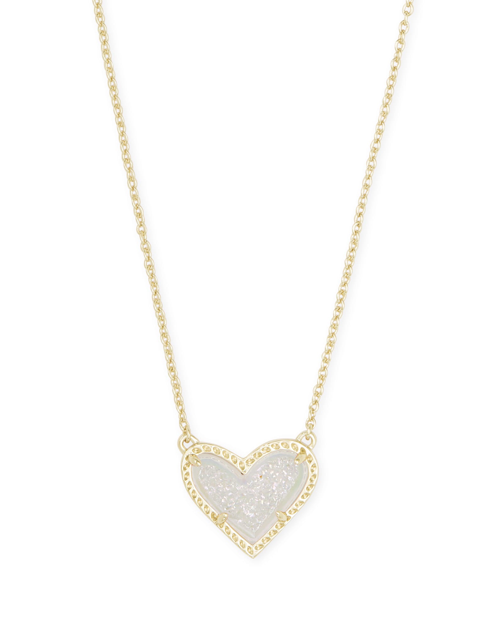 Dainty Gold Heart Lock Pendant Necklace For Women - Boutique Wear RENN