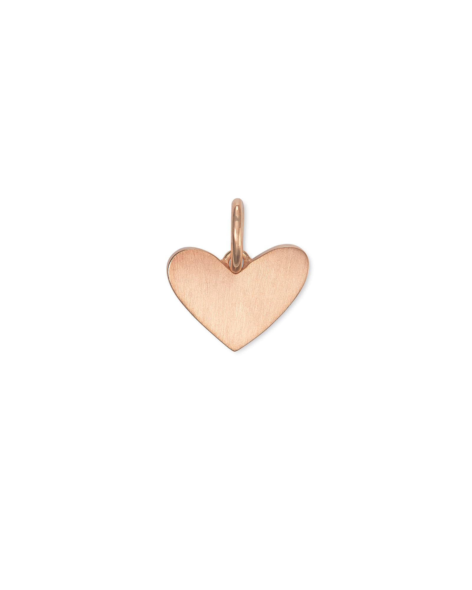 Ari Heart Charm in 18k Rose Gold Vermeil