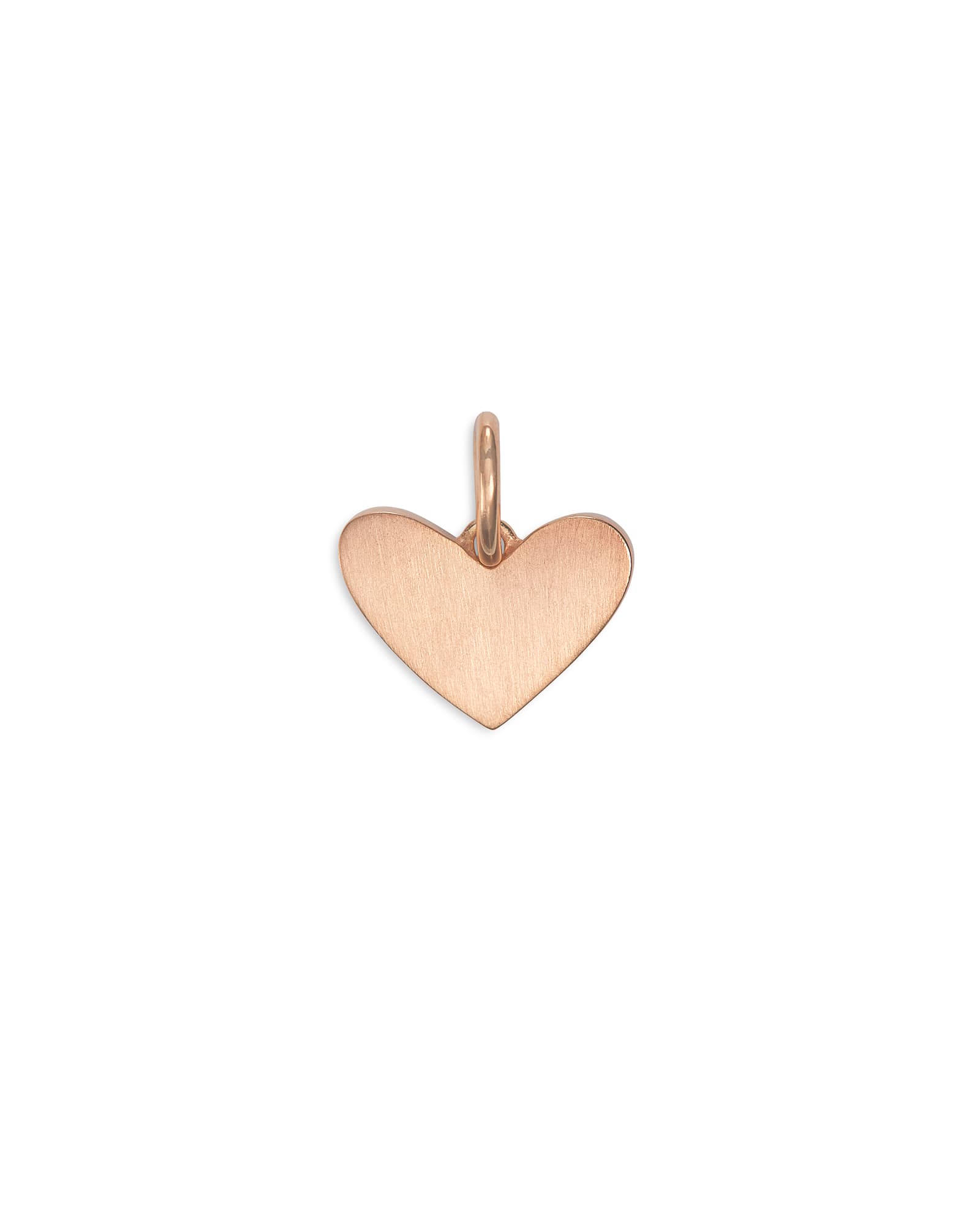 Ari Heart Charm in 18k Rose Gold Vermeil