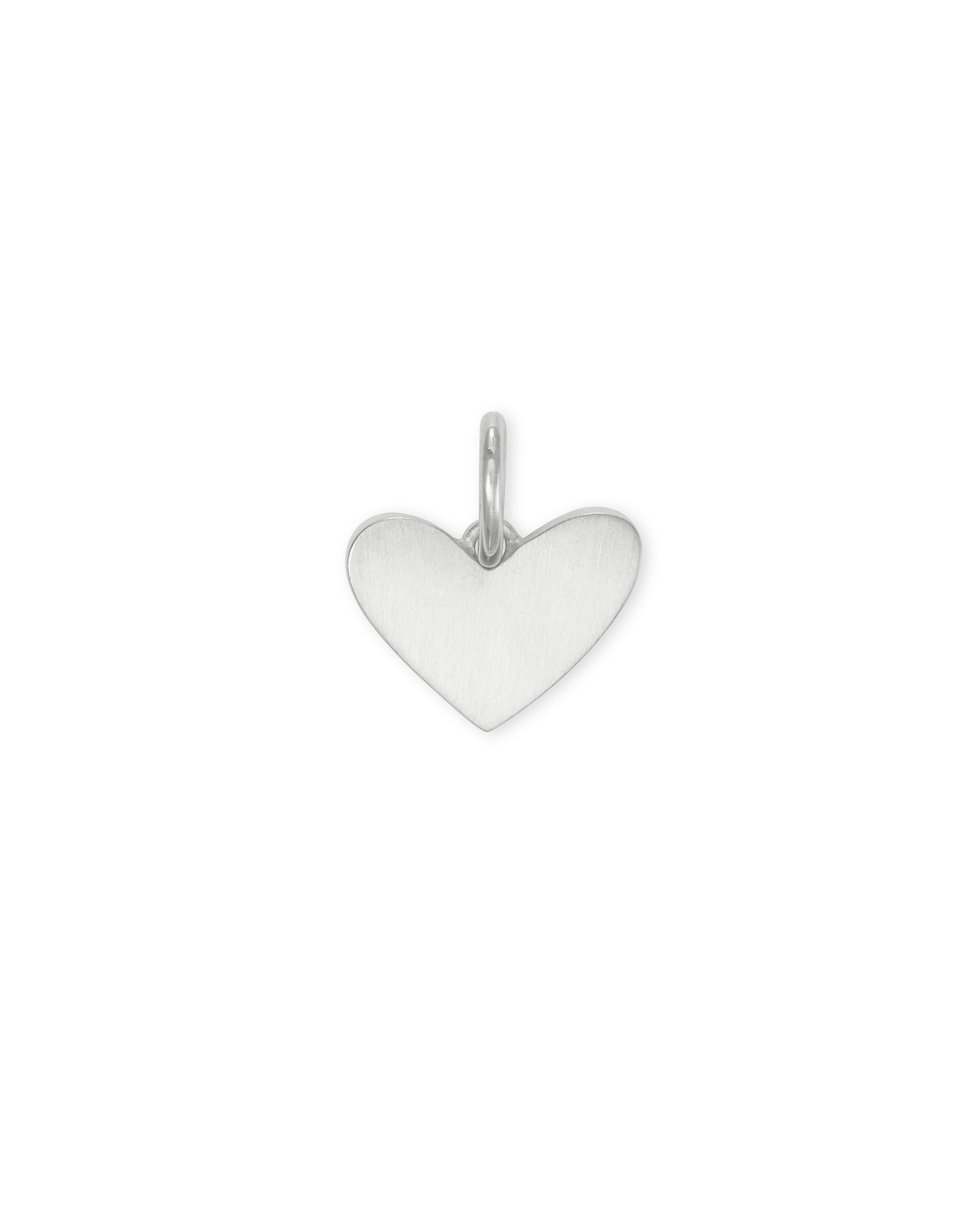Ari Heart Charm in Sterling Silver