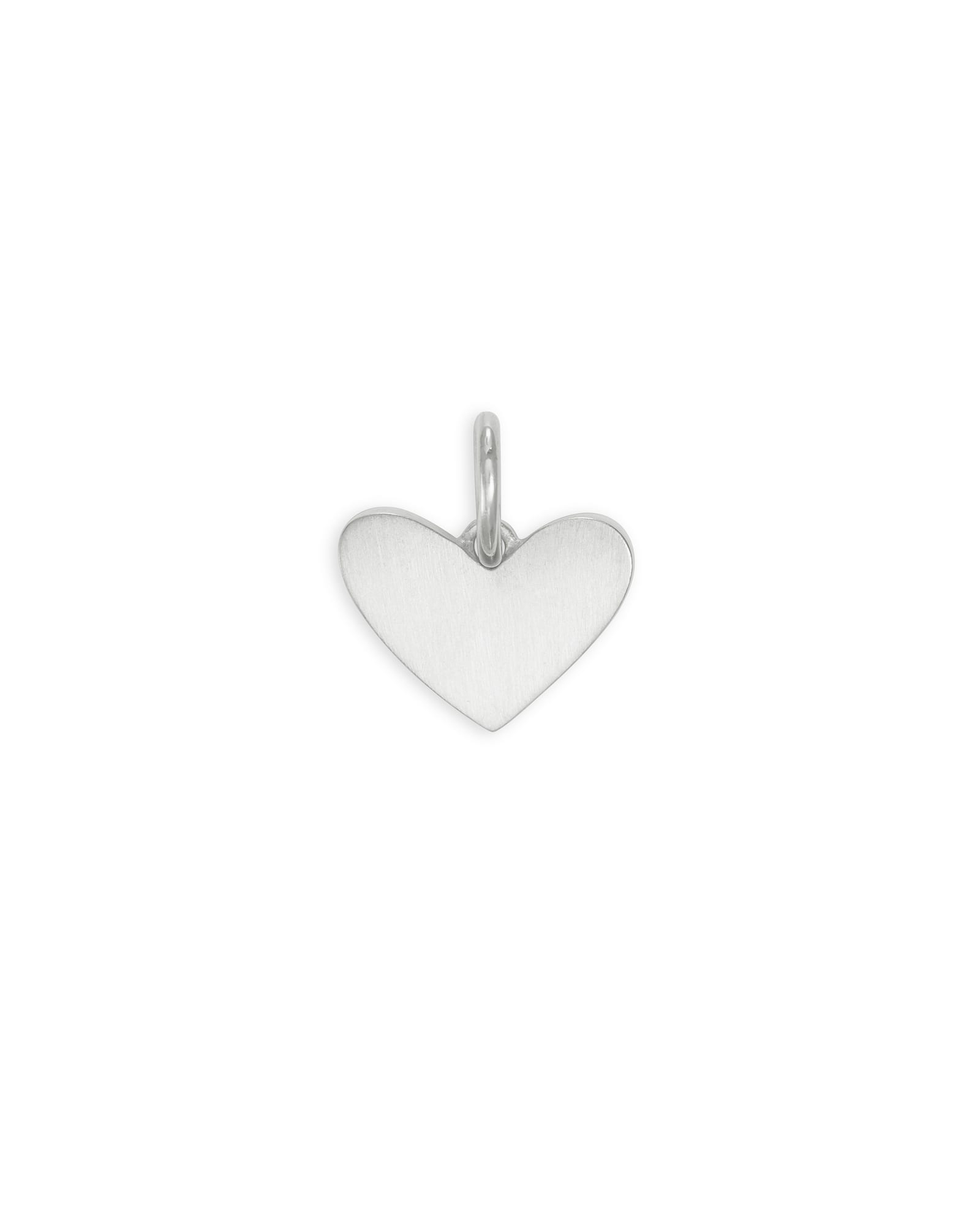 Ari Heart Charm in Sterling Silver