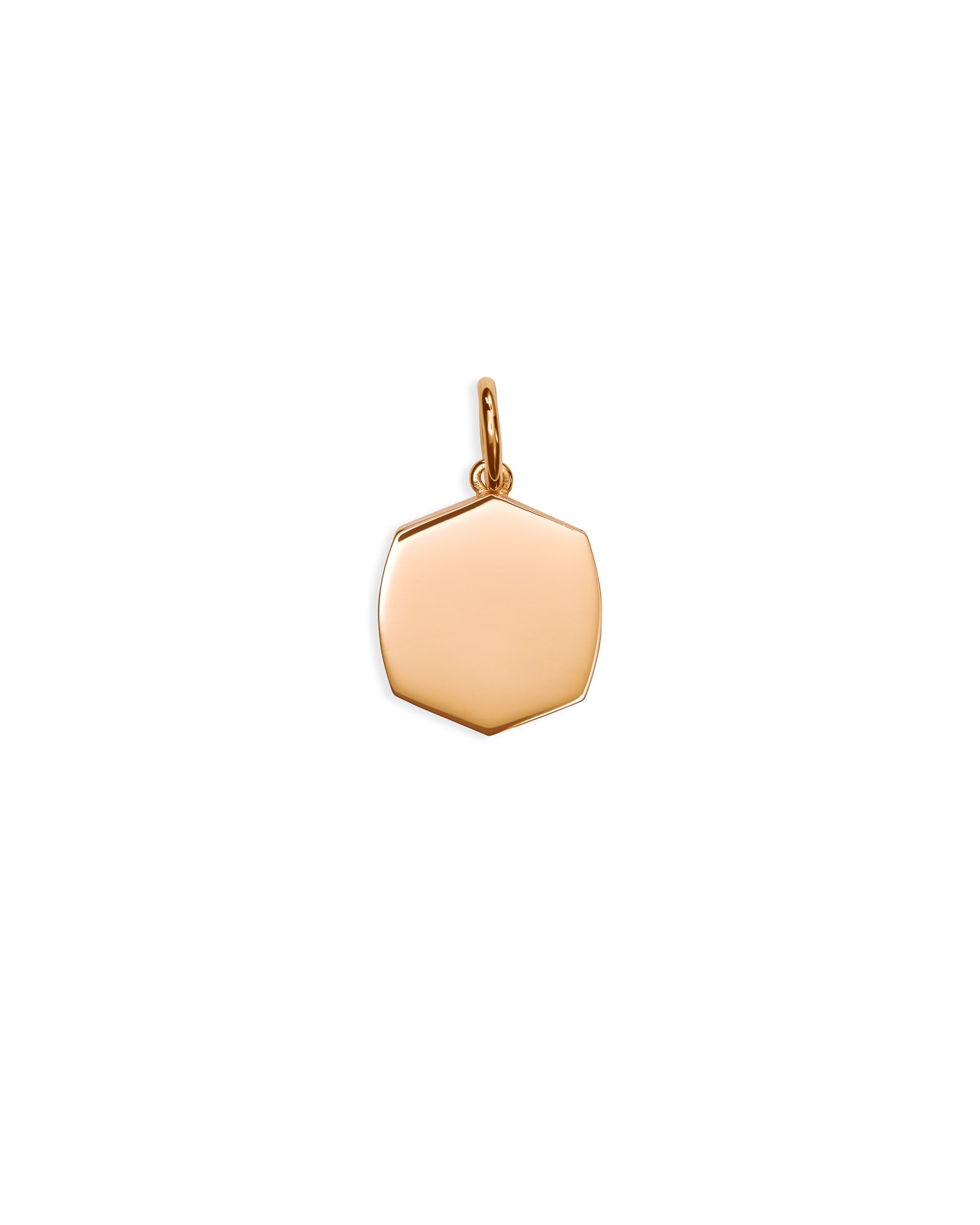 Davis Small Charm in 18k Rose Gold Vermeil