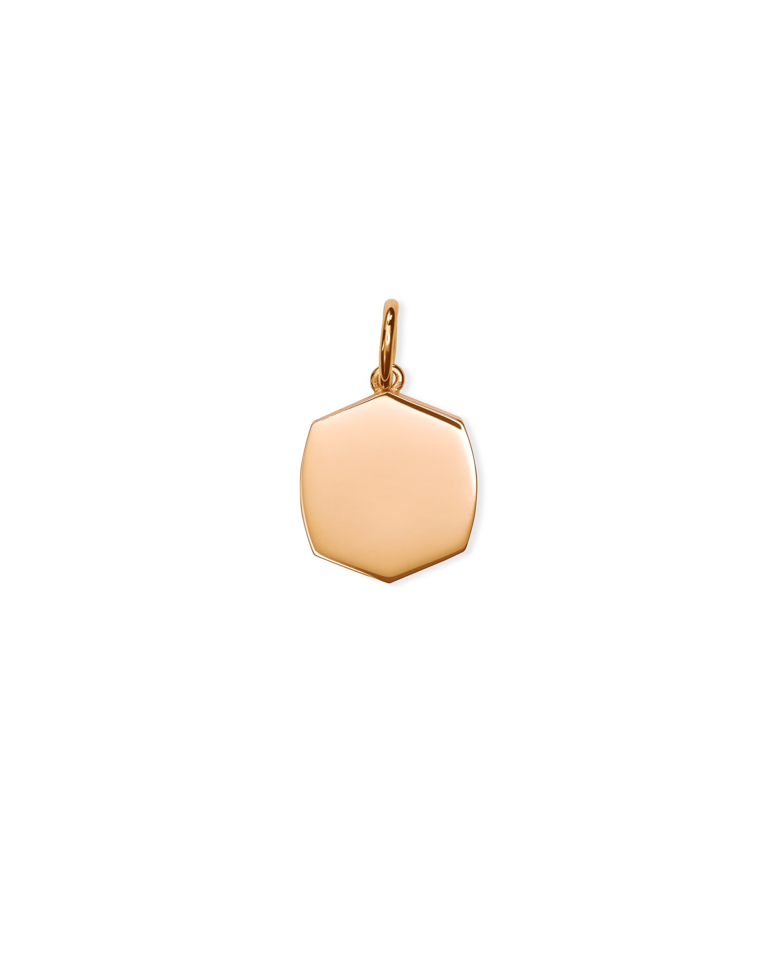 Davis Small Charm in 18k Rose Gold Vermeil