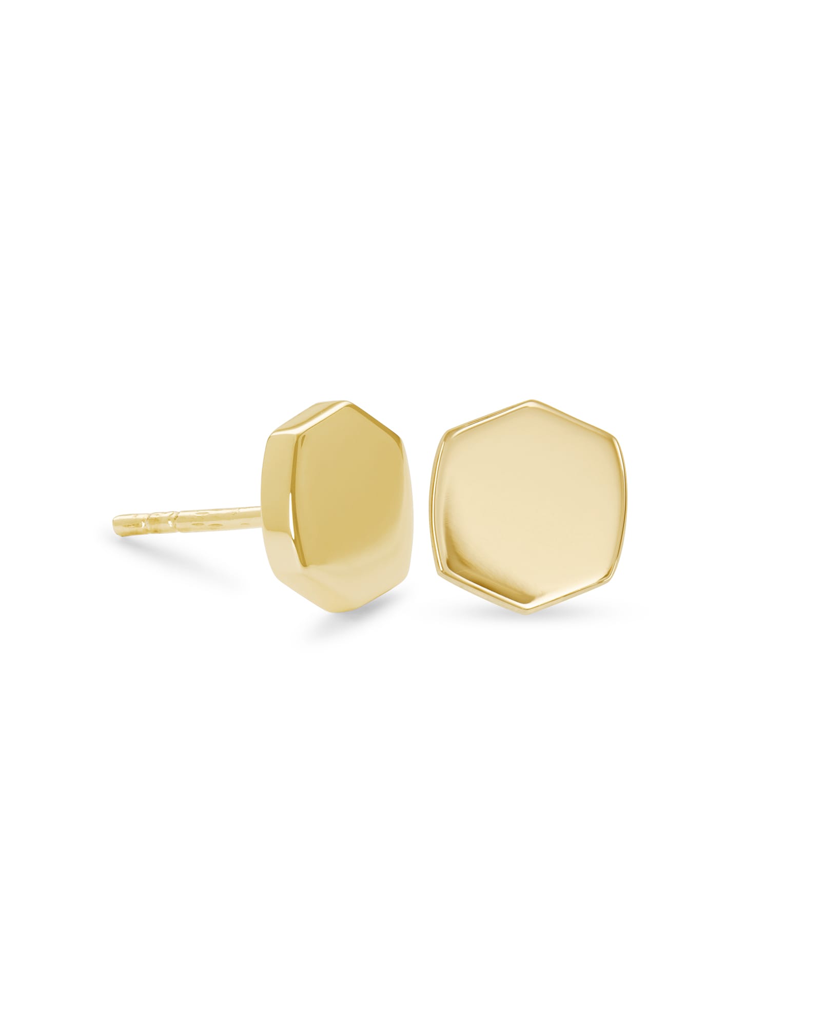 Davis Stud Earrings in 18k Gold Vermeil