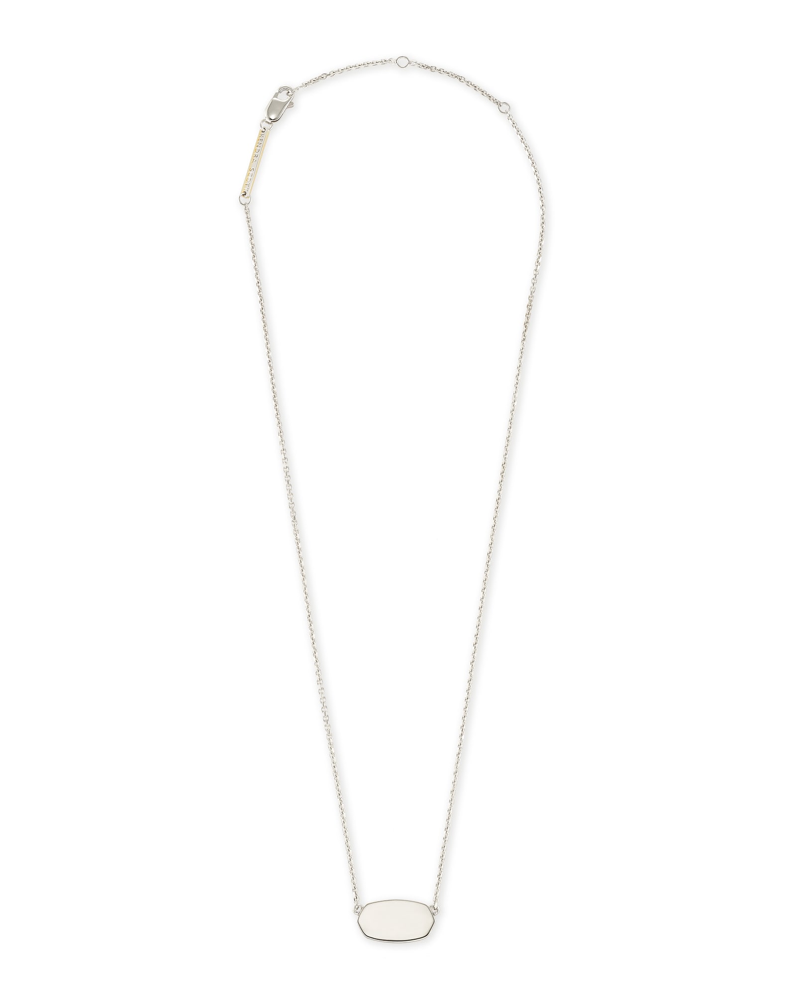 Kendra Scott Love Elisa Pendant Necklace Sterling Silver – The