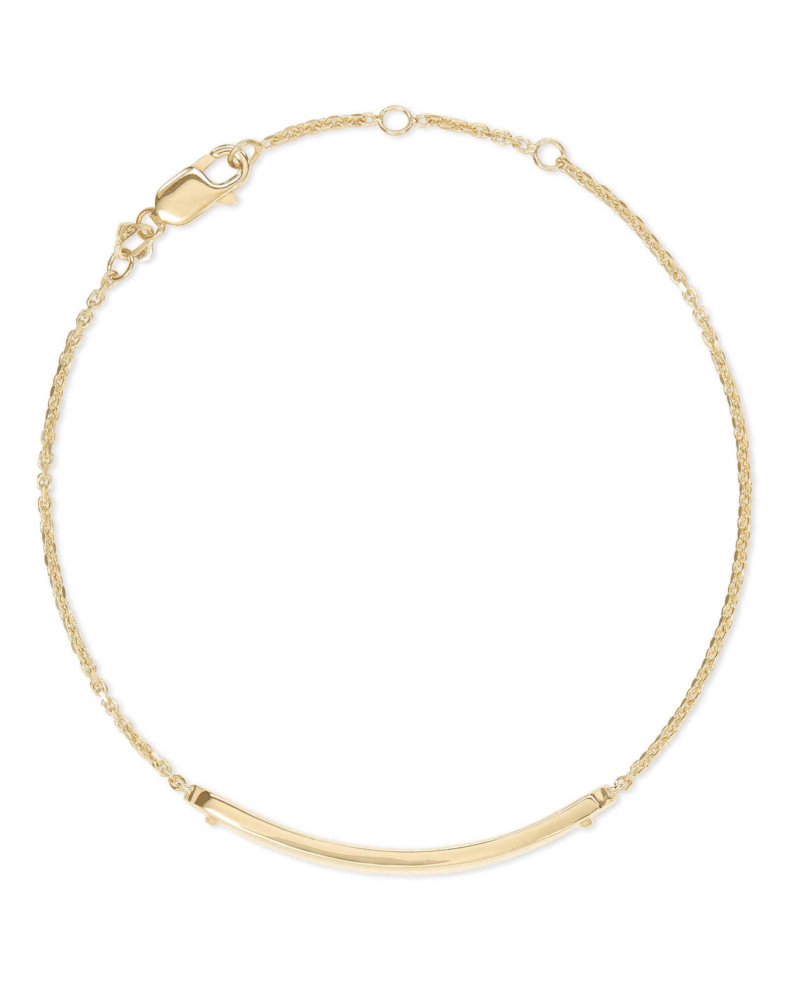 Mattie Bar Delicate Bracelet in 18k Gold Vermeil