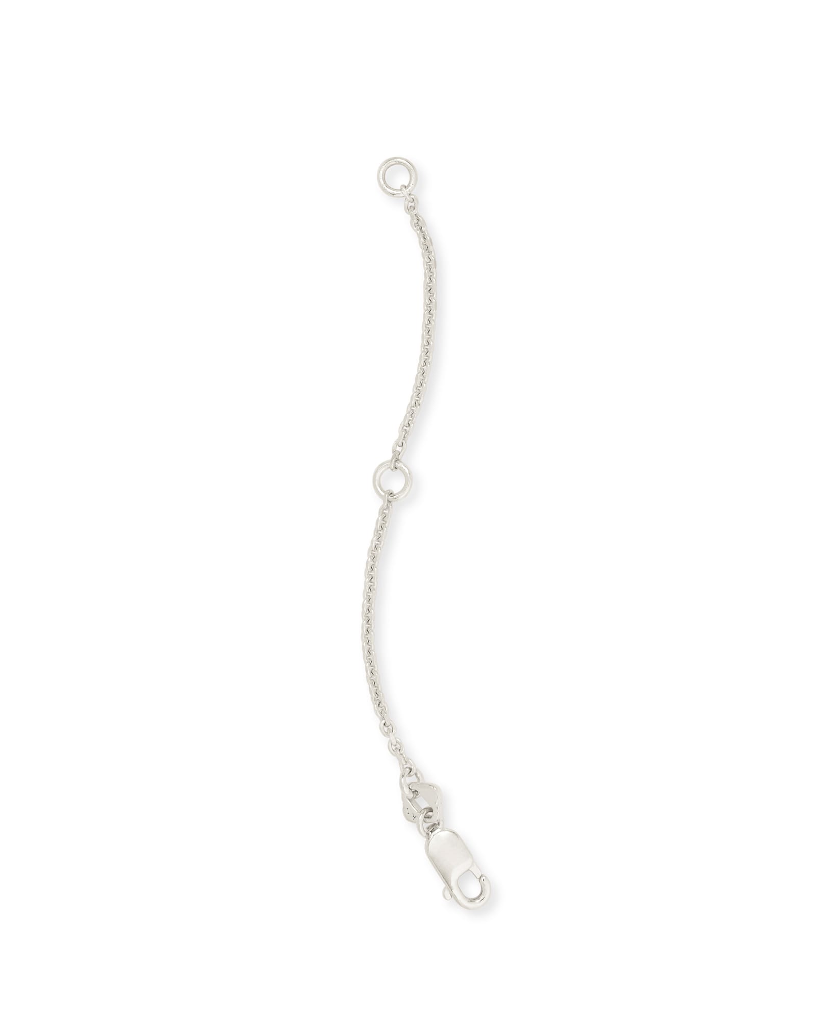 Sterling silver necklace extender for lever clasp in 2 - 4 inches