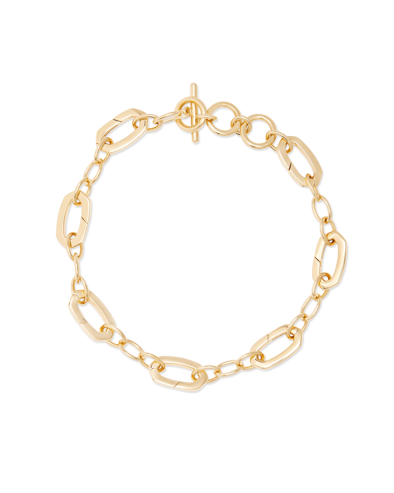 14kt Gold Vermeil Link Charm Bracelet