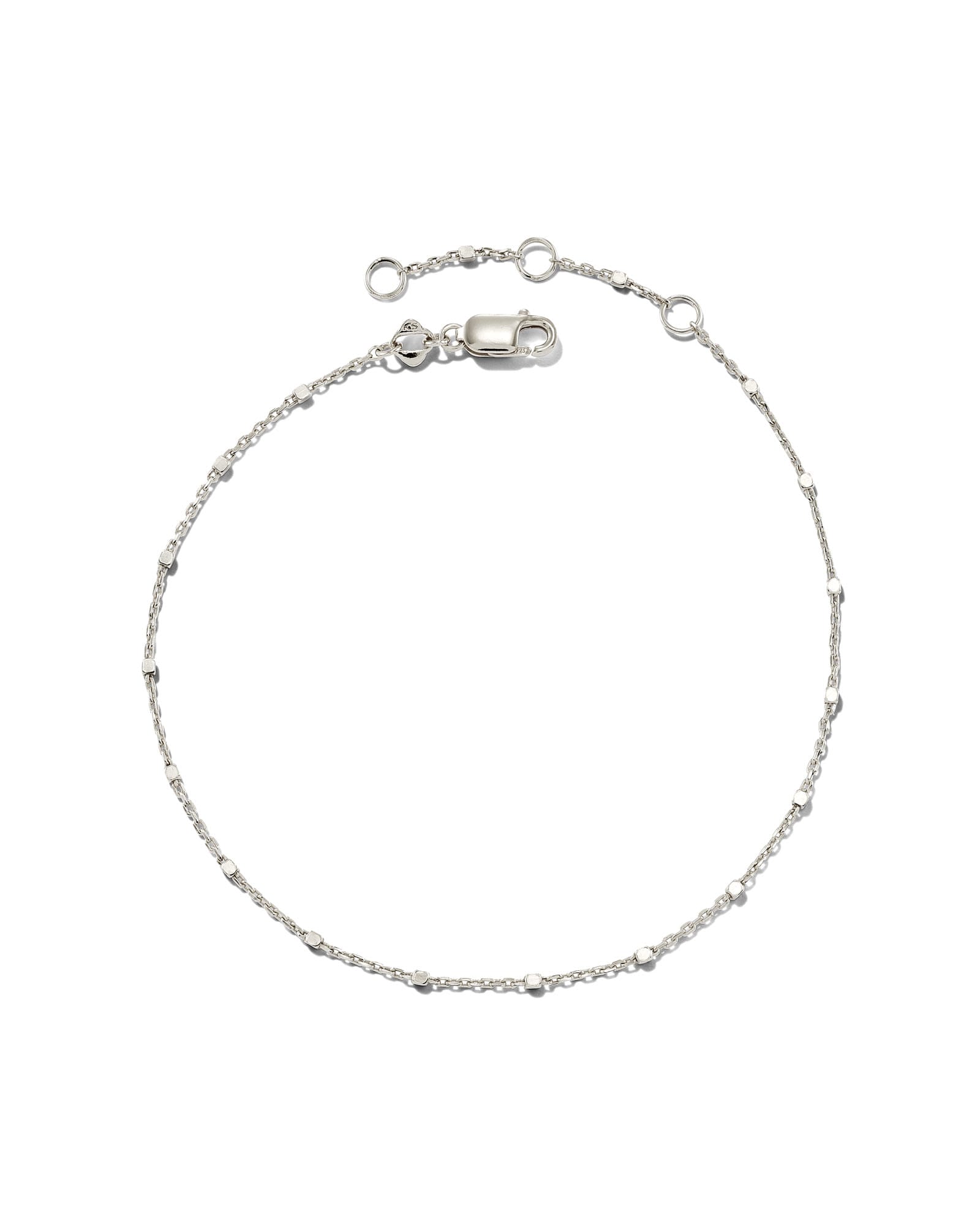 Single Satellite Chain Bracelet in Sterling Silver