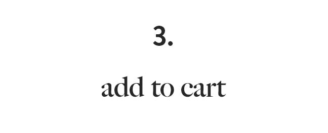 3. add to cart
