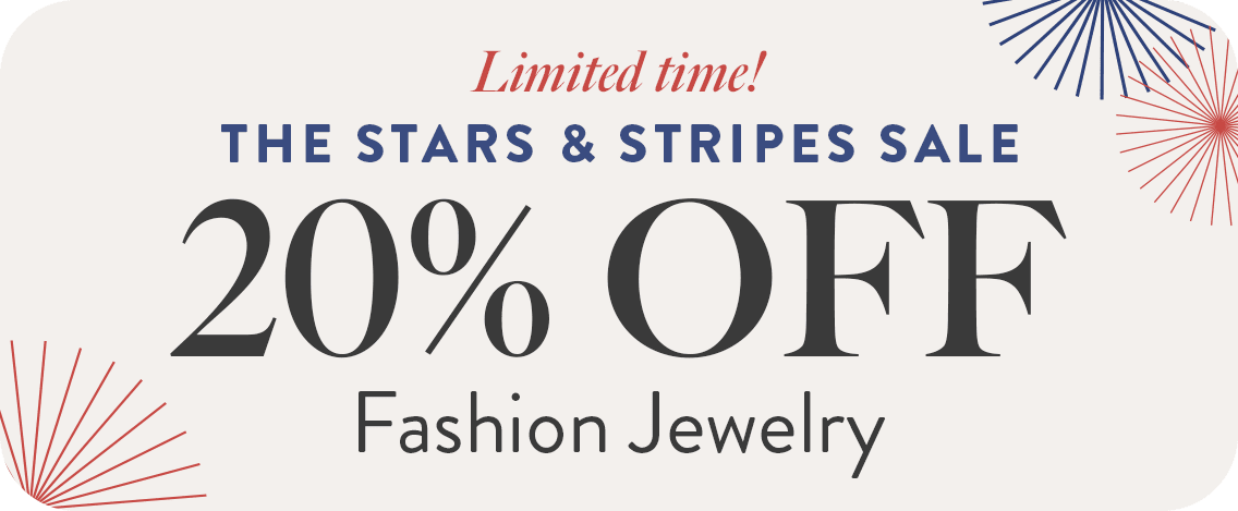 Shop 20% Off Fashion Jewelry