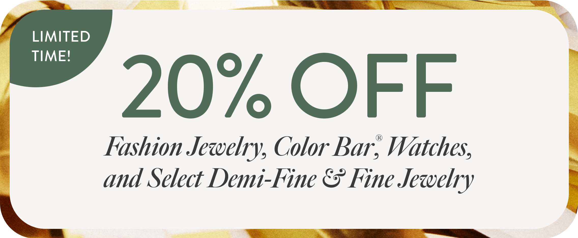 Shop the new website! The Fine Jewelry sale is ending soon, use code  FALLFINE20 for 20% off!