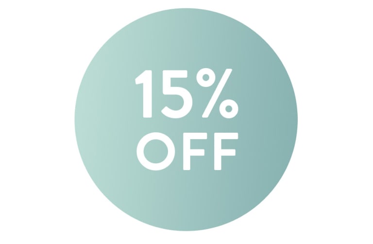 15% Off