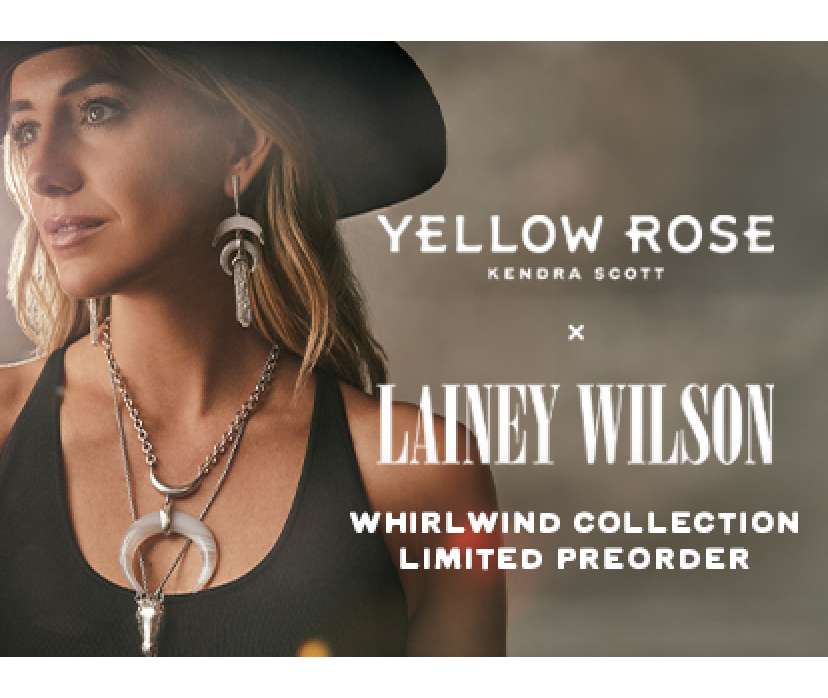 Yellow Rose Kendra Scott x Lainey Wilson whirlwind collection limited preorder