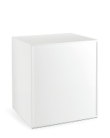 white tall jewelry box