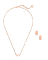 gift fern barrett earrings necklace rose gold try them kendra scott