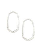 Zorte Hoop Earrings in Silver