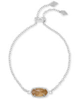 Elaina Silver Adjustable Chain Bracelet in Citrine image number 0.0