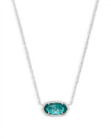 Elisa Silver Pendant Necklace in London Blue image number 0.0