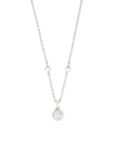 nola drusy iridescent pendant necklace kendra scott