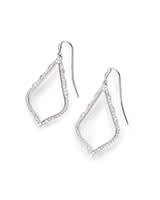 Sophia Drop Earrings in Pave Diamond and 14k White Gold image number 0.0