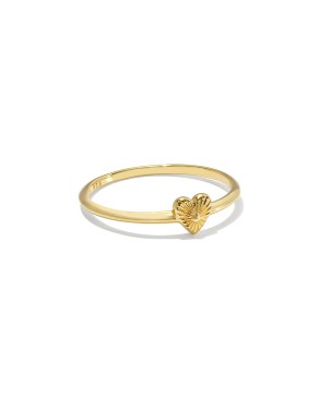 Maia Heartburst Band Ring in 18k Gold Vermeil