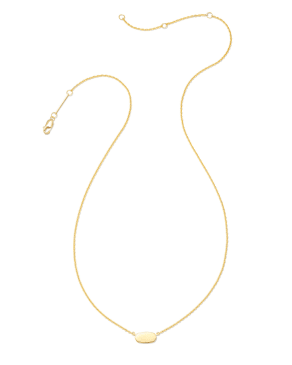 Mommy & Me Adult Fern Short Pendant Necklace in 18k Gold Vermeil