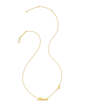 Mama Pendant Necklace in 18k Gold Vermeil