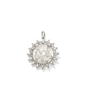 Children’s World Charm in Sterling Silver