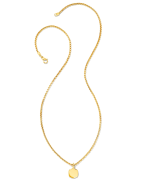 Davie Metal Charm Necklace in 18k Gold Vermeil