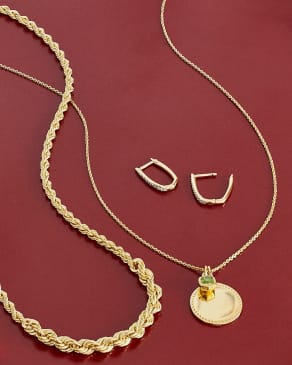 Saylor Chain Necklace in 18k Gold Vermeil